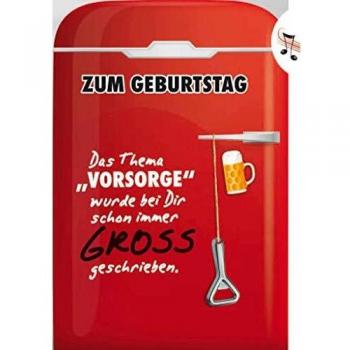 Festliche Vorsorgekarte – 14,8 cm × 21 cm mit Musik und Lichteffekten