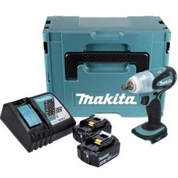 Makita DTW‑251 RFJ 18 V: Trapano/Avvitatore a Batteria con Valigetta e 2 Batterie ricaricabili 3,0 V