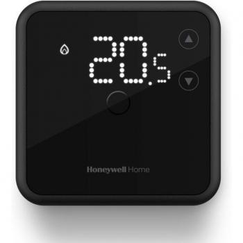Display LED Termostato Ambiente Honeywell Home Nero, Efficienza Energetica, Cabbed