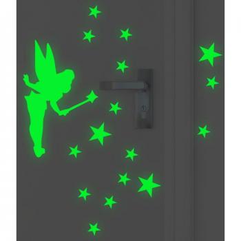 Glow in the Dark Cat Dog Mural Art