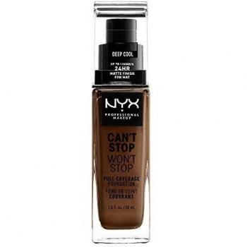 Nyx Professional Make Up Foundation Can't Stop Won't Stop Voller Abdeckung Deep Cool 30ml
