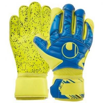 Supergrip Torwarthandschuhe Uhlsport Speed Up – Gelb-Blau Hydro Blau LITE Fluo Gelb (Packung mit 8)