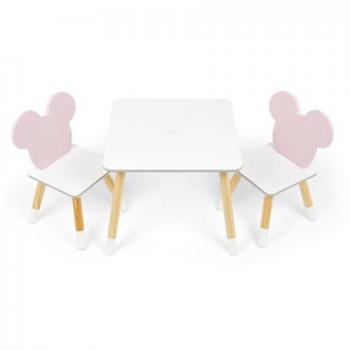 Minnie Mouse Set Table & Chaise en Bois