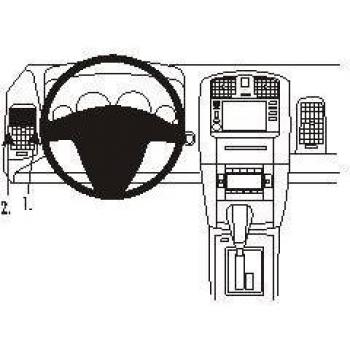Brodit ProClip links für Cadillac CTS 03-05