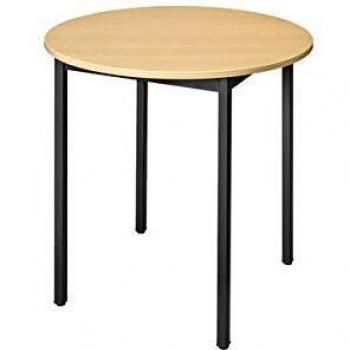 Piano rotondo in faggio 110×74 cm