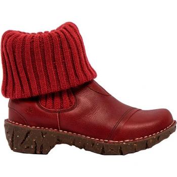 Botines de Mujer El Naturalista N097 Yggdrasil en Color Rojo
