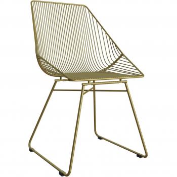 CosmoLiving Gold Accent Chair
