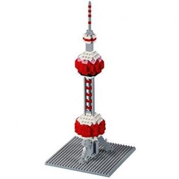 Schweres 3D-Puzzle: Pearl of Orient Tower (China)