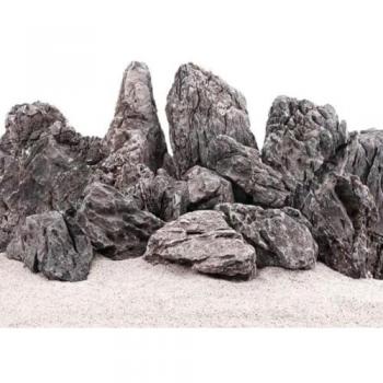 Aquarium Deko Naturstein Seiryu grau 4-8 kg