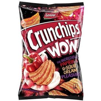 Crunchips WOW Paprika & Sour Cream von Lorenz, 10 x 110 g