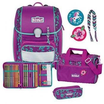 Scout Genius „Lilac Leaves“ Ranzen‑Bundle