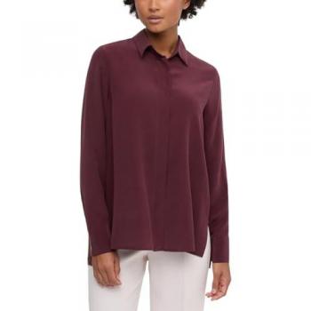 Eterna Hemdbluse LOOSE FIT burgunder Gr. 36