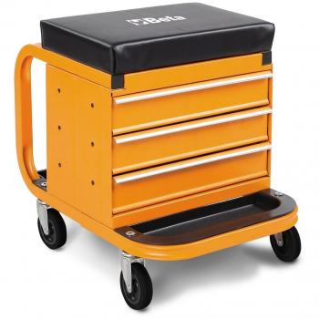 Beta Tools Hefty Duty Mechanics Creeper Seat and Tool Chest Model 2258-O
