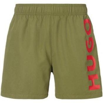 HUGO Freizeitshorts ABAS mit Logoaufdruck