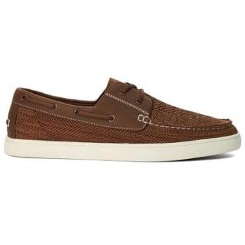 Dune Blaizerss Herren Stoff Bootsschuhe Beige