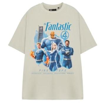 Oatmeal Beige Marvel Fantastic Four First Steps Shirt – Size 3XL