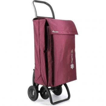 Rolser Carro de la compra termo MF XL 4.2 con Rols burdeos
