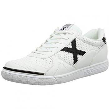 Munich G3 Profit Kid’s Indoor Soccer Sneakers – White/Black (UK 2.5)