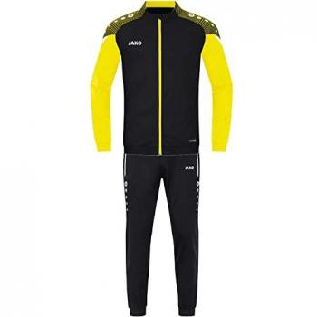 JAKO Kinder Performance Trainingsanzug Schwarz/Gelb 164