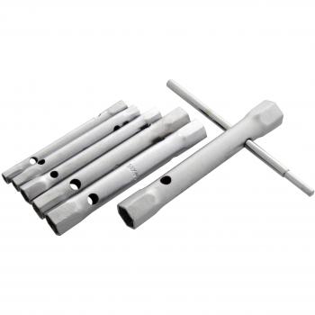 Am-Tech 6 Piece Box Spanner Set with Tommy Bar