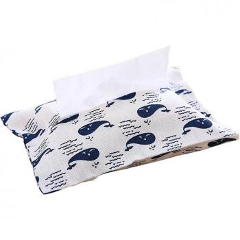 Soporte de Pañuelos con Bolsillo de Papel