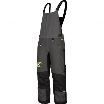 Pantalon de bavoir HiVis Klim Klimate Noir Gris