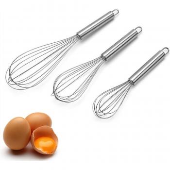 Batidor de huevos de acero inoxidable