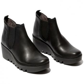 Stivaletti in pelle neri FLY LONDON per donna