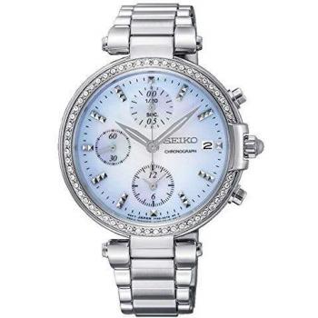 Seiko SNDV39P1 Silver Damklocka