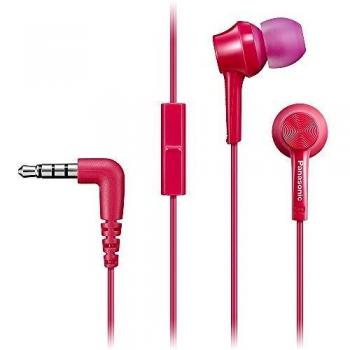Auriculares Intrauditivos Panasonic RP-TCM105E-P con Micrófono Rosa