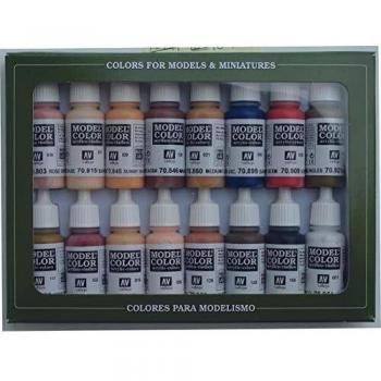 Model Color Set 25: Gesichts-/Hautfarben (16)