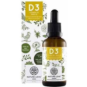 Veganes D3 Vitamin 1000 I.E. von Nature Love