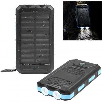 Taschenlampen-USB SolarPower 10000 – Wasserfest & Stoßresistent