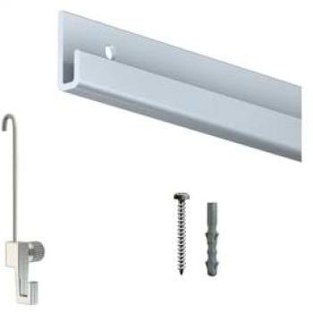 Cimaise Classic J 4m avec tiges Aluminium