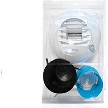 Bouche d'aération hygroréglable pour WC