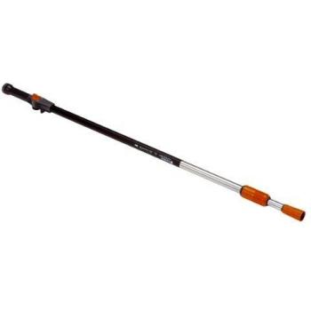 Manche à passage d'eau télescopique de Gardena : manche conducteur d'eau télescopique pour dispositifs ComfortClean Gardena avec poignée Softgrip