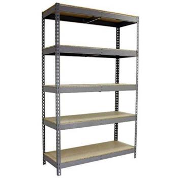 Simon Rack 2404‑5 Estantería Metálica con Revestimiento de Madera