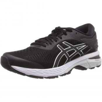ASICS Women's Gel-Kayano 25, Black/Black Glacier Grey