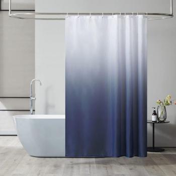 Paravent de salle de bains, rideau anti‑humidité, bleu foncé – 180x180