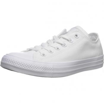 UK Size 4 Converse All-Star Low White Canvas Kicks