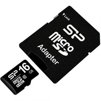SP016GBSTH010V10-SP Silicon Power Flash-Speicherkarte (microSDHC/SD-Adapter)