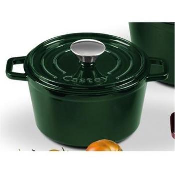 Cazo de Hierro Fundido 14 cm Color Verde Oscuro