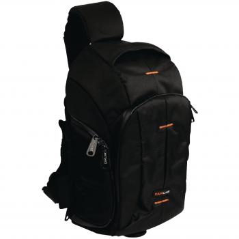 Camlink Portable Camera Sling – 33 cm × 20 cm × 12.5 cm (Black‑Orange)