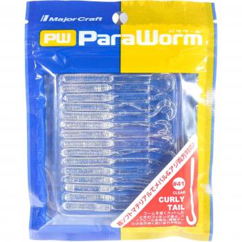 Weichplastikköder Paraworm 2 Zoll, Modell Pw‑Curly 041, Major Craft