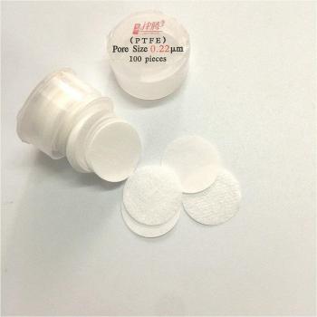 PTFE Microporous Membrane Filter 13 mm 25 mm Pore Size 0.45 µm 0.22 µm 100 / PK