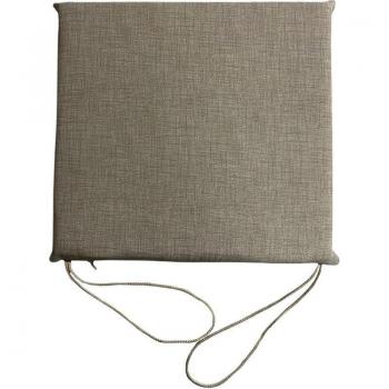 Lot de 6 coussins de jardin beige H.4,5 cm 41x38