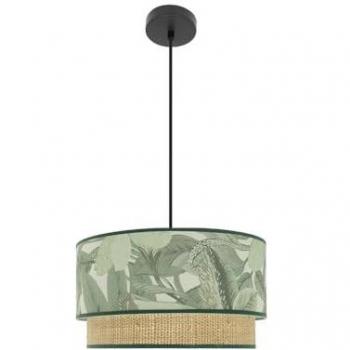 Lampe Suspendue Congo 40d Noir-Vert Naturel