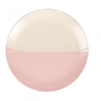 Dusty Pink Flecked Ceramic Dinner Plate