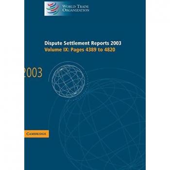 Dispute Settlement Reports 2003