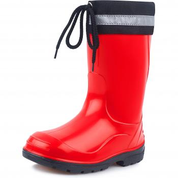 Bottes de pluie enfant mixte LADEHEID LA‑972 – caoutchouc résistant à l’eau, plat